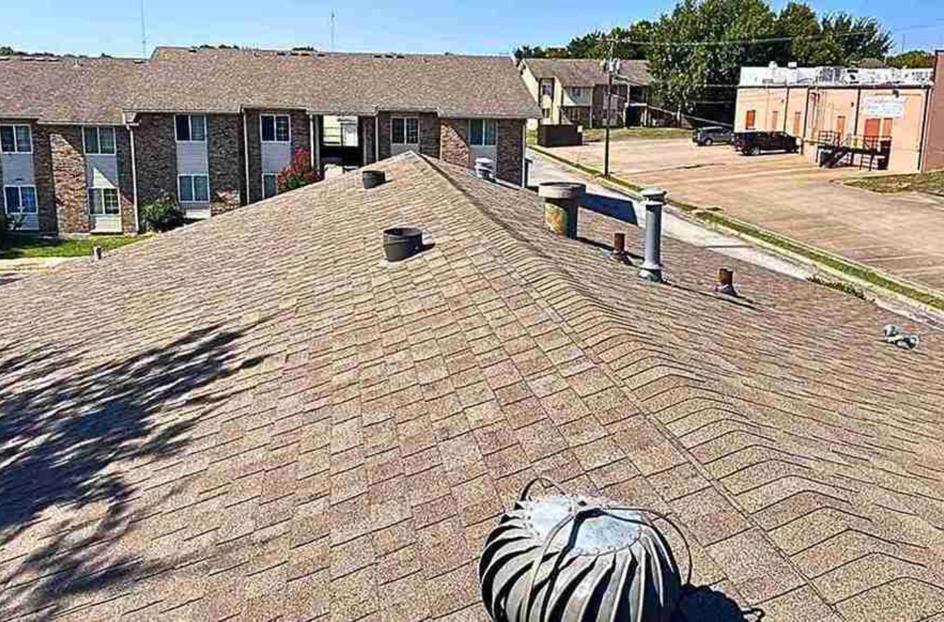 A Kodiak Roofing professional replacing a roof in Meridian, ID, ensuring quality craftsmanship and durable results for homeowners.